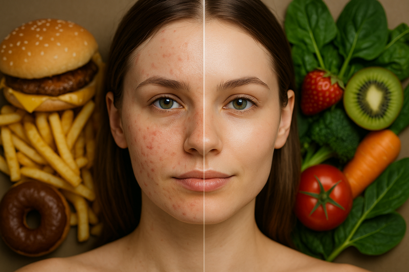 Ce mănânci se vede pe fața ta